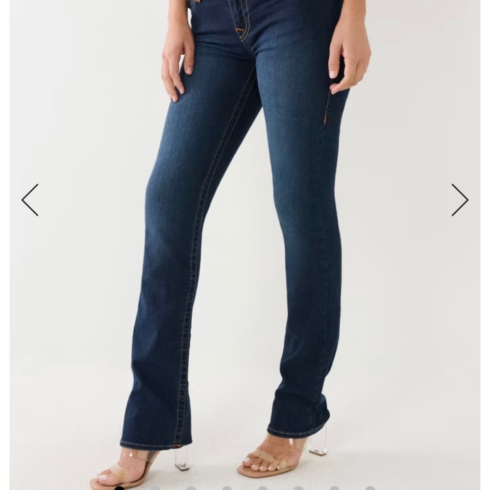Women’s True Religion Jeans Billy Straight Leg Style Size  28